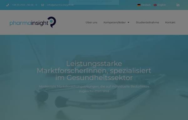 Vorschau von www.pharma-insight.com, pharma-insight