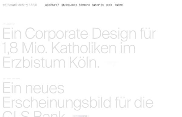 Vorschau von www.ci-portal.de, Corporate Identity Portal