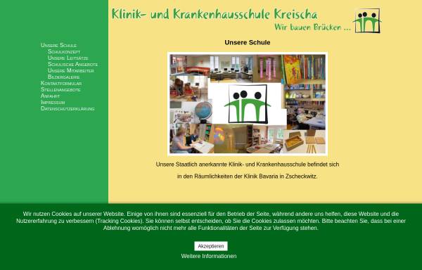 Vorschau von www.klinikschule-kreischa.de, Klinik- und Krankenhausschule Kreischa