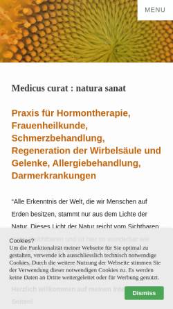 Vorschau der mobilen Webseite www.heilpraktiker-loerrach.de, Gudrun Faller