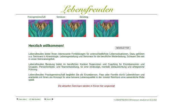 Vorschau von www.lebensfreuden.com, Lebensfreuden