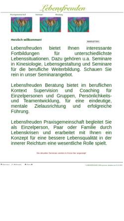 Vorschau der mobilen Webseite www.lebensfreuden.com, Lebensfreuden