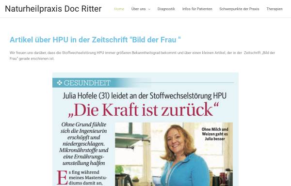 Vorschau von naturheilpraxis-docritter.de, Naturheilpraxis Doc Ritter
