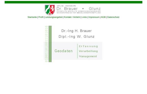 Vorschau von www.brauer-glunz.de, Brauer, Hubertus; Glunz, Wolfgang