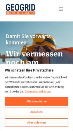 Vorschau der mobilen Webseite geo-thun.ch, Dütschler & Naegeli