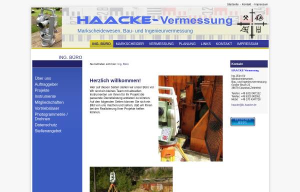 Vorschau von www.ib-haacke.de, Haacke, Peter