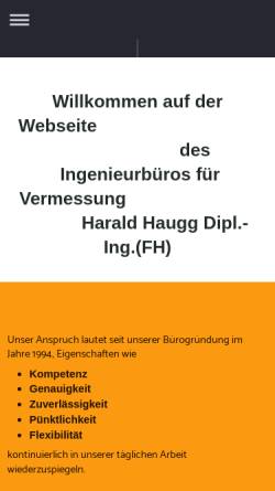 Vorschau der mobilen Webseite www.vermessungmuenchen.de, Haugg, Harald