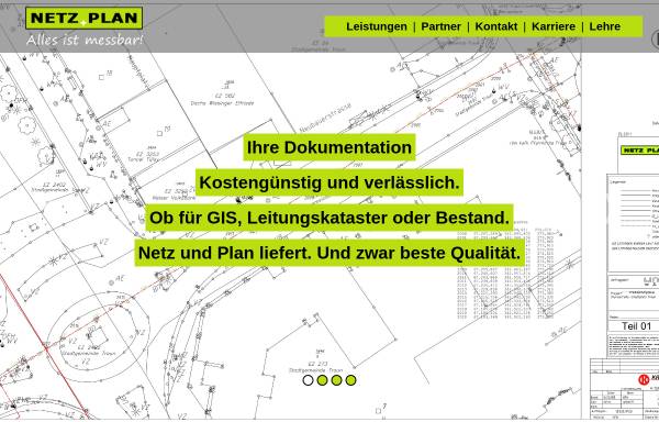 Vorschau von netzundplan.at, Netz+Plan Leitungsdokumenations GmbH