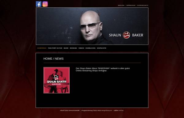 Vorschau von dj-shaunbaker.com, DJ Shaun Baker