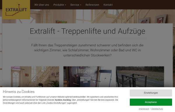 Vorschau von www.extralift.de, EXTRALIFT GmbH