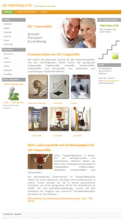 Vorschau der mobilen Webseite hd-treppenlifte.de, HD Treppenlifte - Diplom-Ingenieure Hauke Hinz & Martin Diens