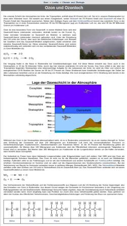 Vorschau der mobilen Webseite www.seilnacht.com, Ozon und Ozonloch