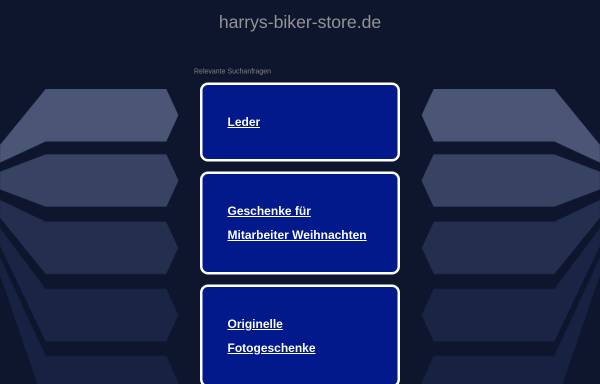 Vorschau von www.harrys-biker-store.de, Harrys-Biker-Store, M.A.C. Trade Company mbH
