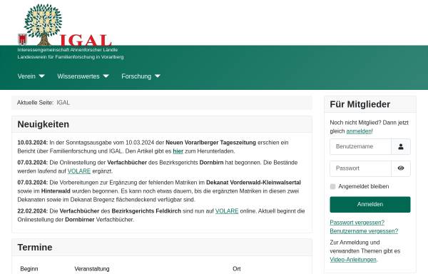 Interessensgemeinschaft Ahnenforscher Lustenau (IGAL)