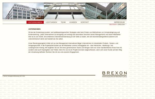 Vorschau von www.brexon.de, Brexon Managementberatung, Inh. Dr. Wolfgang Breuer