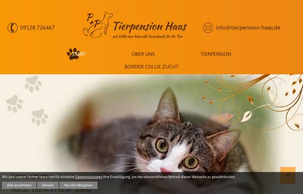 Vorschau von www.tierpension-haas.de, Tierpension Haas