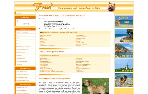 Vorschau von www.hundesalon.org, Frisu Hundesalons und Hundepflege-Portal