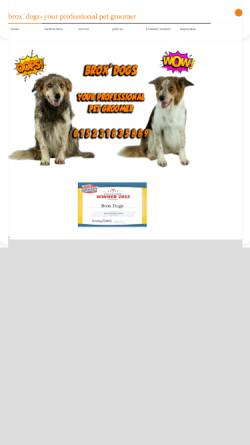 Vorschau der mobilen Webseite hundesalon-brox.de, Hundesalon Brox