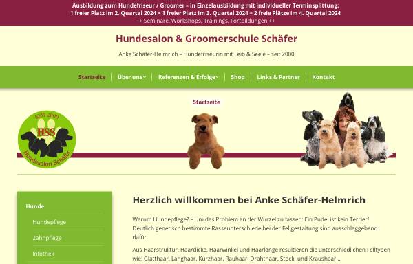 Vorschau von www.hundeserviceschaefer.de, Hundeservice Schäfer