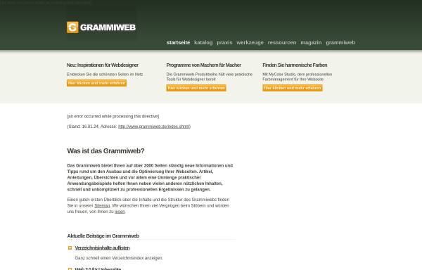 Vorschau von www.grammiweb.de, Grammiweb.de
