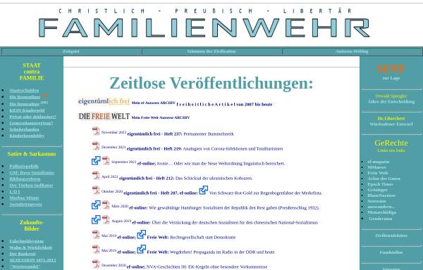 Vorschau von www.familienwehr.de, Familienwehr