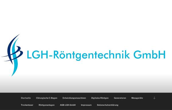 Vorschau von www.lgh-roentgentechnik.de, LGH Röntgentechnik, Inh. Dipl.-Ing. Wolfgang Langer, Jürgen Gröbel und Norbert Hiller