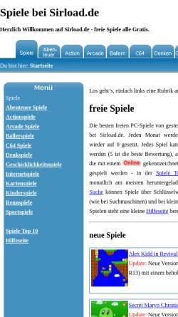 Vorschau der mobilen Webseite www.sirload.de, Sirload.de