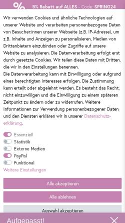 Vorschau der mobilen Webseite www.dorins-kindermode.de, Dorins Kindermode, Dorin Lieber
