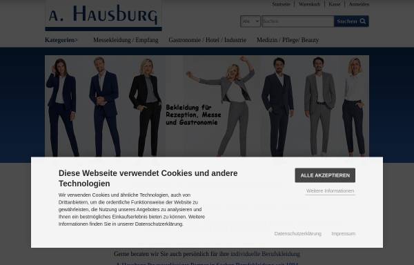 Vorschau von www.a-hausburg.de, A. Hausburg, Inhaber Graziella Gebhardt