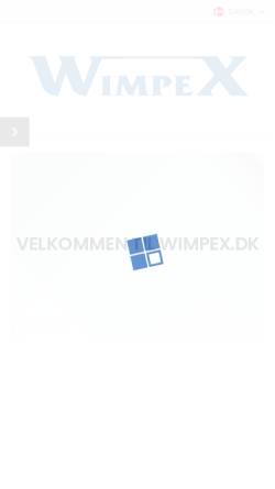 Vorschau der mobilen Webseite www.wimpex.dk, Wimpex Aps