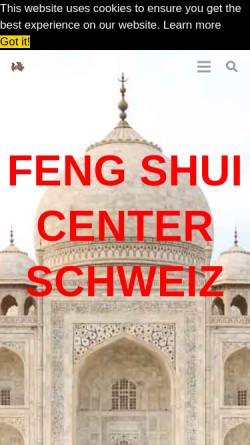 Vorschau der mobilen Webseite www.fengshui-center.com, Feng Shui Center Baden-Brugg