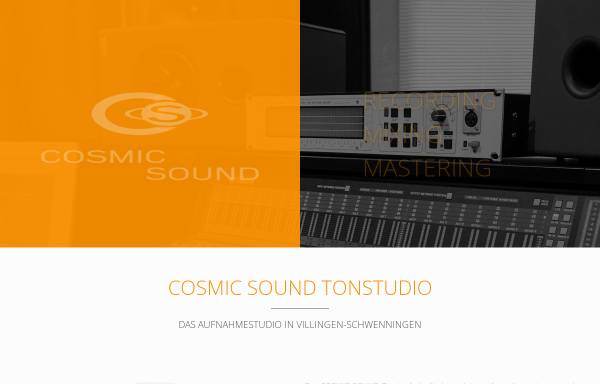 Vorschau von cosmic-sound.de, Cosmic Sound