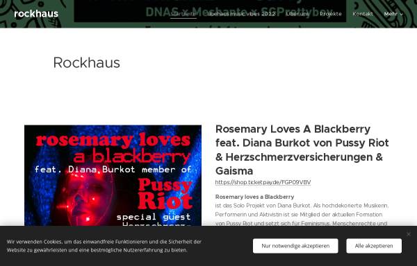Vorschau von www.rockhaus.de, Europäisches Zentrum für Musikwirtschaft und Popkultur