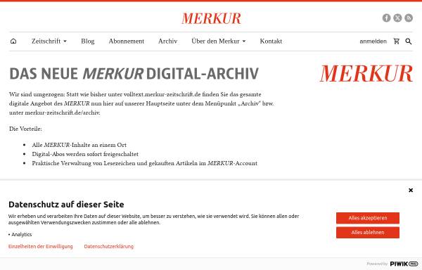 Vorschau von www.online-merkur.de, Merkur