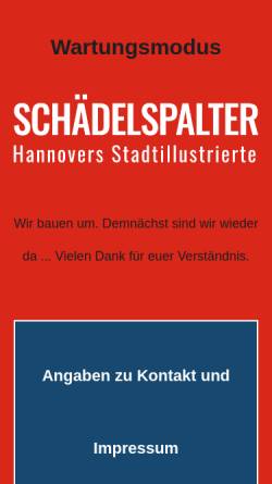 Vorschau der mobilen Webseite www.schaedelspalter.de, Schädelspalter