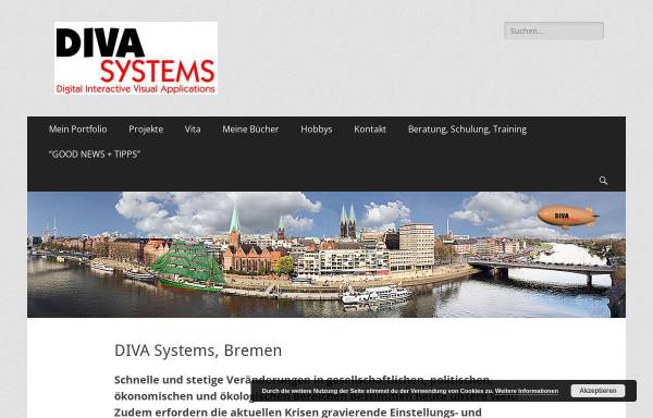Vorschau von www.diva-systems.de, Roland W. Schulze Diva Systems