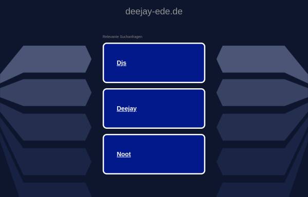 Vorschau von www.deejay-ede.de, DJ Ede