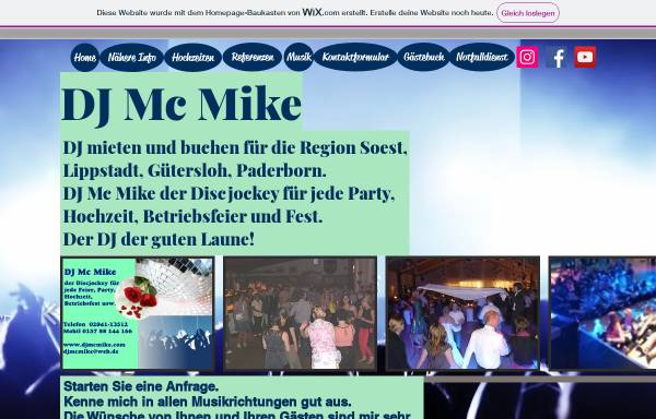 Vorschau von djmcmike.com, DJ MC Mike