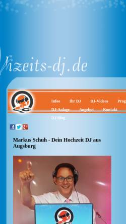 Vorschau der mobilen Webseite www.hochzeits-dj-bubi.de, Hochzeitsdj Bubi