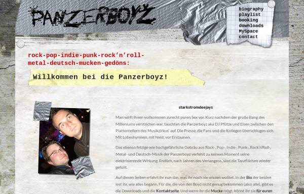 Vorschau von www.panzerboyz.de, Die Panzerboyz