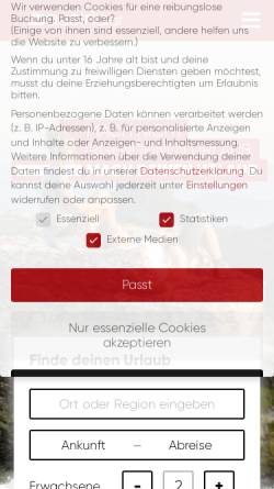 Vorschau der mobilen Webseite www.austria.at, Austria.at