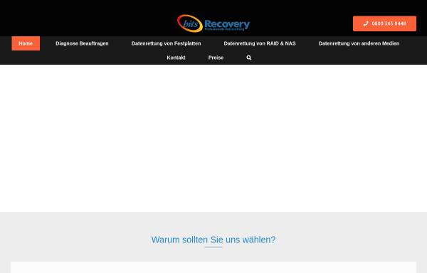 Vorschau von www.bits-recovery.de, Bits-Recovery Datenrettung, Inh. Laszlo Remeczki