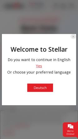 Vorschau der mobilen Webseite www.stellarinfo.com, Stellar Information Systems Ltd.