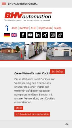 Vorschau der mobilen Webseite www.az-solutions.de, AZ-Solutions