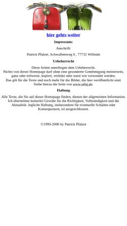 Vorschau der mobilen Webseite www.pfalzer.de, Patricks Vespen