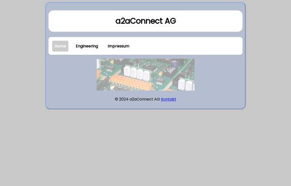 Vorschau von www.a2aconnect.com, a2aConnect AG