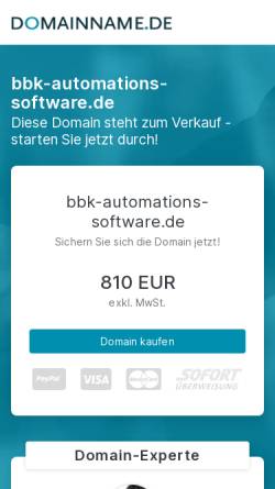 Vorschau der mobilen Webseite www.bbk-automations-software.de, BBK Automations- und Software GmbH