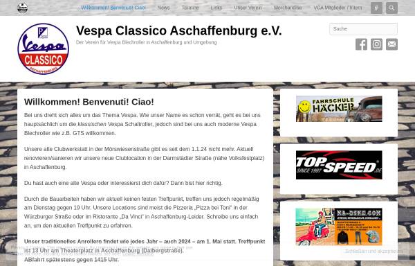 Vorschau von www.vespa-classico.de, Vespa Classico