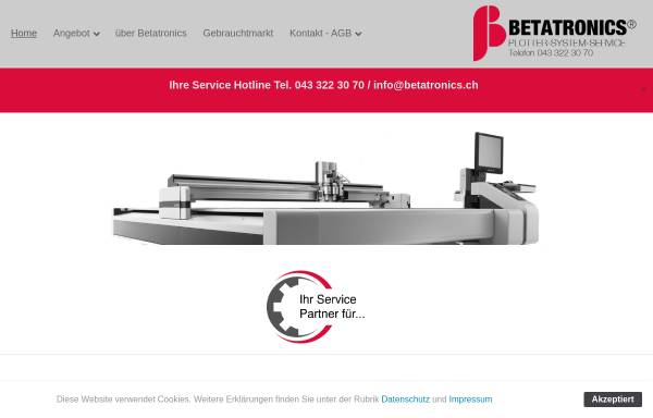 Vorschau von www.betatronics.ch, Betatronics Services AG