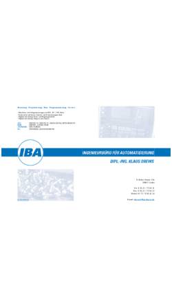 Vorschau der mobilen Webseite www.blue-label.de, IBA Ingenieurbüro für Automatisierung, Inh. Dipl.-Ing. Klaus Drews